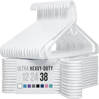 NEATERIZE Ultra Heavy Duty Plastic Clothes Hangers by Neaterize