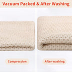 Homaxy 100% Cotton Waffle Weave Kitchen Dish Cloths, Ultra Soft Absorbent Quick - Image 7