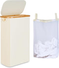 65L Slim Laundry Hamper, Narrow Laundry Basket by iEGrow