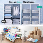 20 Pack Vacuum Storage Bags, Plastic Space Saver Seal Bags Compression - Image 5