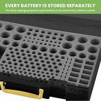 Battery Organizer Storage Holder- Batteries Case Containers Box - Image 4