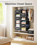 Pipishell Hanging Closet Organizer 6-Shelf, Hanging Shelves - Image 7