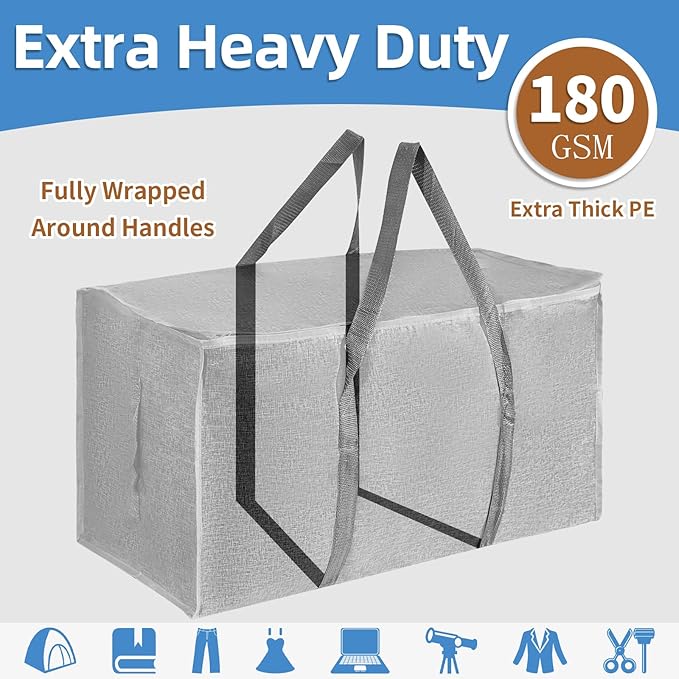 6 Pack-Extra Large Heavy Duty Moving Bags - Image 2