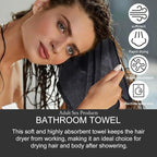 Shiny Cleaning Cloths, Shower Doors Drying Towels, 16 * 24in Streak Free Glass - Image 6