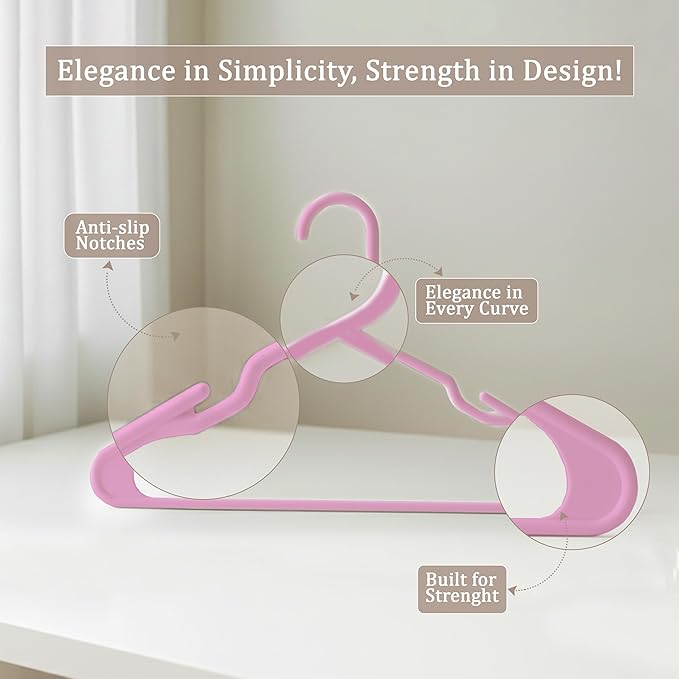 Utopia Home Plastic Hangers 50 Pack - Image 4