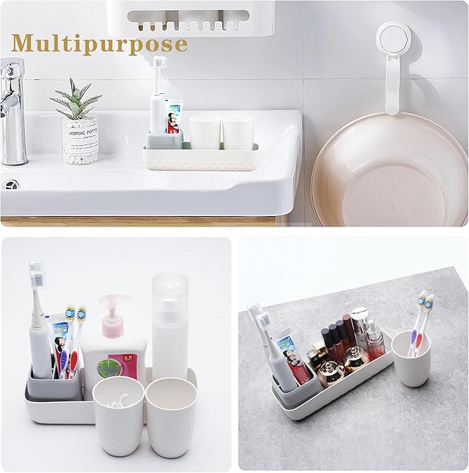 Toothbrush Holders for Bathrooms, Kids Electric Toothbrush Holder - Image 2