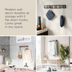 Umbra Flip Wall-Mounted Coat Rack - Image 4