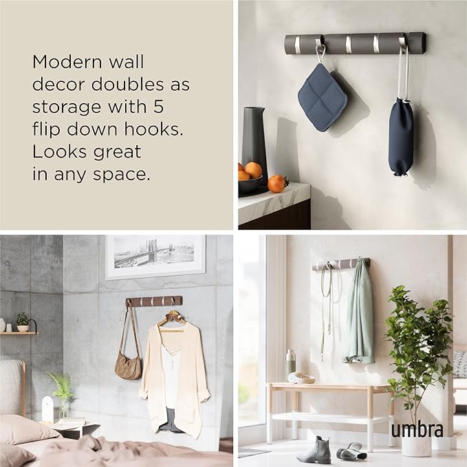 Umbra Flip Wall-Mounted Coat Rack - Image 4