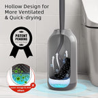 HAMITOR Toilet Bowl Brush Holder Set: Bathroom Deep Cleaning Toilet Cleaner - Image 4