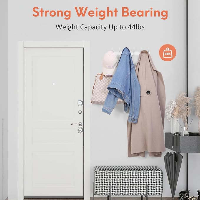 Coat Rack Wall Mount, Coat Hook Wall Mount, Wall Hooks - Image 3
