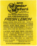 Wonder Wafers 25 CT Individually Wrapped Fresh Lemon Air Fresheners by Wonder+Wafers