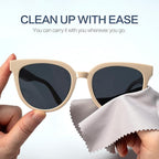 Vemiss 6 Pack Microfiber Glasses Cleaning Cloth, Wipes Lens Eyeglasses & Screens - Image 3