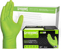 GLOVEWORKS HD Green Gloves, 8 Mil Nitrile Disposable Heavy Duty Raised Diamond by GLOVEWORKS