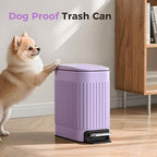 TrashAid Slim Bathroom Trash Can - Image 6