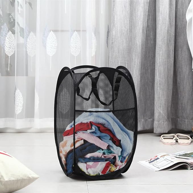 Mesh Pop up Laundry Hamper - Image 3