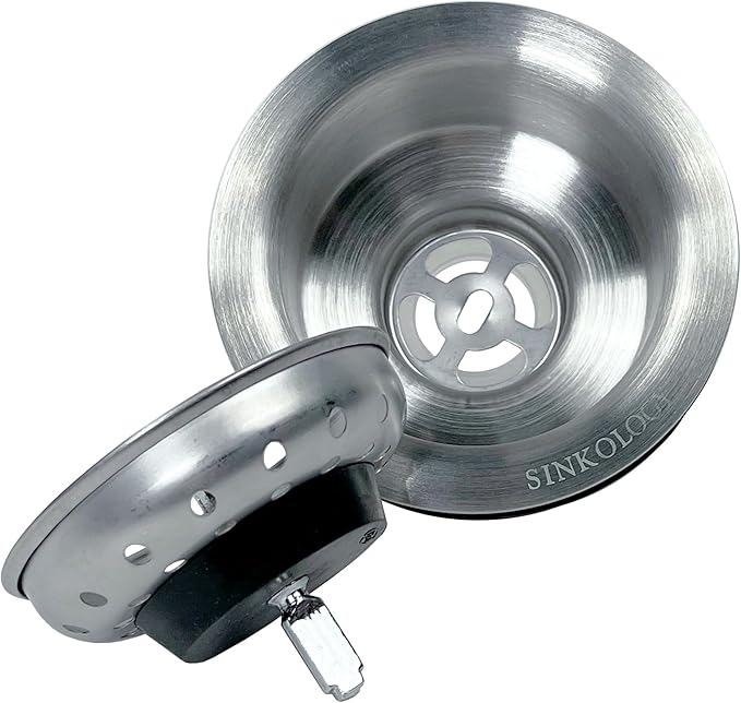 SinkSense Kitchen Sink Heavy Duty Basket Strainer Drain - Image 3