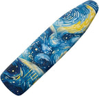 Starry Night Ironing Board Cover and Pad, Dragonfly Iron Board Cover Non-Slip by Hinthetall