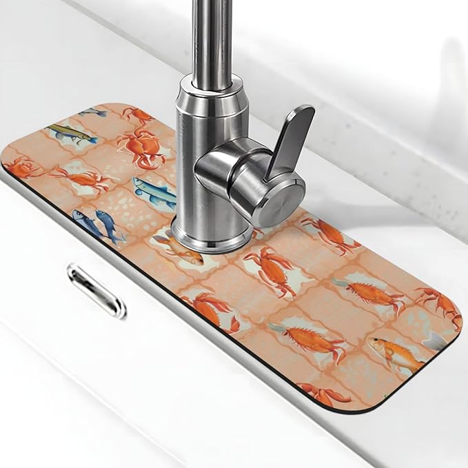 On The Cape Coastal Summer Kitchen sink faucet pad, strong water absorption by Unknown