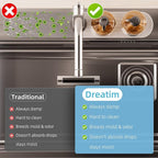 PEKER Faucet Mat for Kitchen Sink 19.7" – Diatomite Fast Drying Stone Sink Tray - Image 5