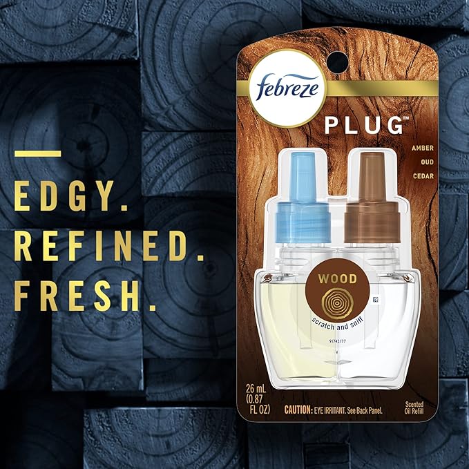 Febreze Origins Fade Defy PLUG Air Freshener & Odor Fighter, .87 fl. oz. Oil - Image 8