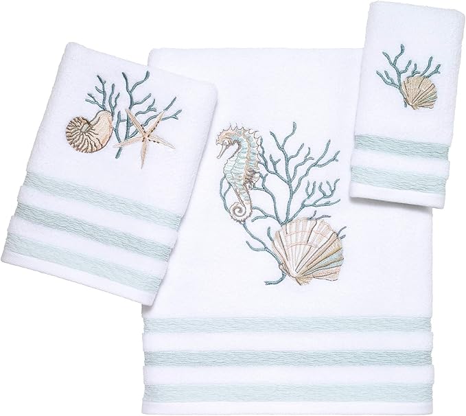 Avanti Linens - 3pc Towel Set, Soft & Absorbent Cotton Towels by AvantiHomeSince1969