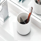 iDesign Toothbrush Holder with 3 Divided Sections - Image 4