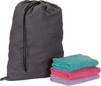 Household Essentials Cotton Laundry Bag, 100% Cotton, Drawstring Top - Image 6