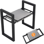 Garden Kneeler and Seat Heavy Duty 500lbs, Anti-Tip Gardening Stools with 10.5” Widen Kneeling Pad for Seniors Gardeners, 2 in 1 Garden Bench for Kneeling and Sitting by Unknown