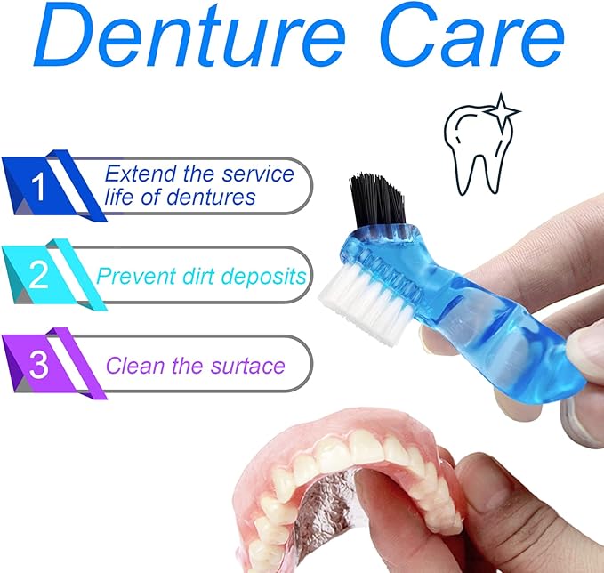 Black Denture Soaking Container Partial Denture Case, Orthodontic Retainer - Image 7