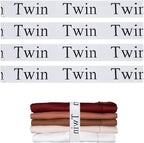 4PCS Bed Sheet Organizer Bands, Storage Labels and Sheet Keepers by QoeCycth