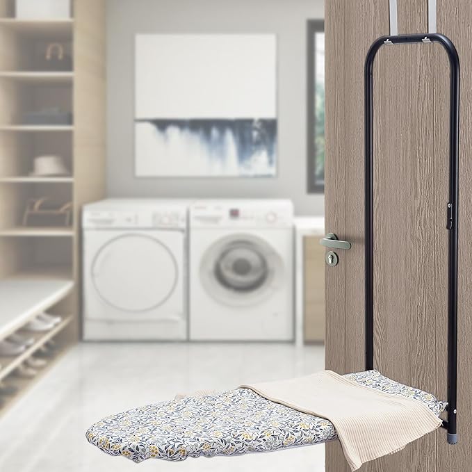 Seiritex Over The Door Ironing Board Cover 13 x 37 inch, Small Ironing Board - Image 2