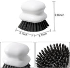 2Pack Dish Scrub Brush, Palm Brush Dish Scrubber - Image 5