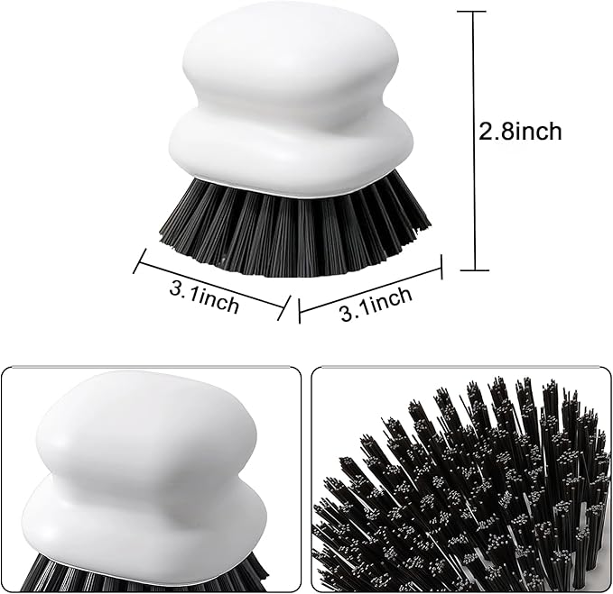 2Pack Dish Scrub Brush, Palm Brush Dish Scrubber - Image 5