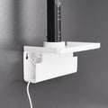Acrylic Electric Toothbrush Holder Wall Mounted, Electric Toothbrush Cord by LUEXBOX
