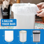 Small Trash Bags 4 Gallon - Image 2
