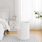 VIPOSCO Large Laundry Hamper, Tall Woven Rope Storage Basket - Image 4