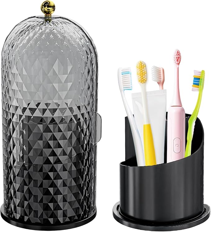 Multifunctional Rotating Toothbrush Holders by Unknown