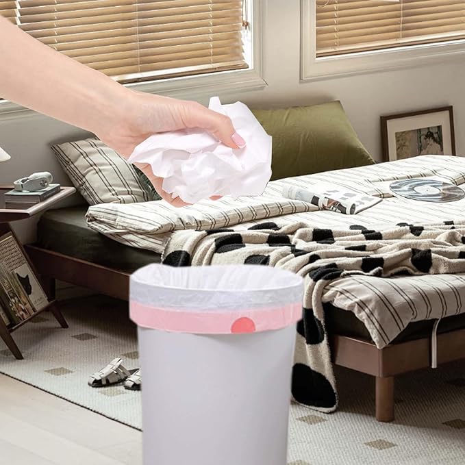 13 Gallon Trash Bags Drawstring, Garbage Bags, 1.99Mil Thickness - Image 5