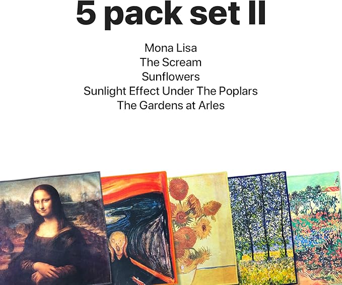 Extra Large Classic Art Collection II, Microfiber Cleaning Cloth - Image 3
