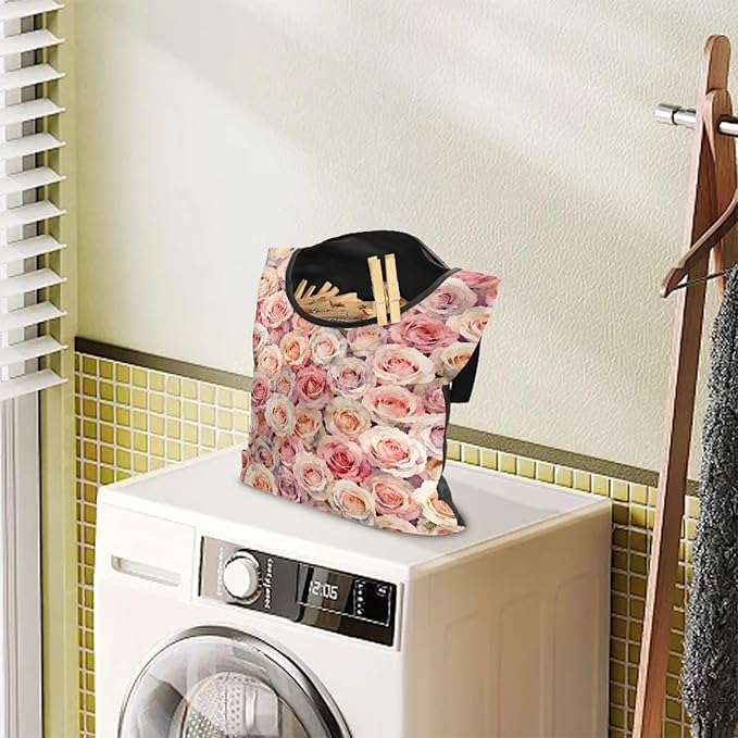 Clothes Pin Hanging Bag with Hanging Rope - Image 3