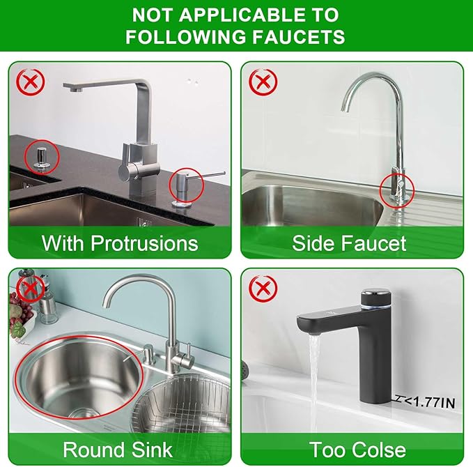 Sink Splash Guard, 5°Slope Silicone Draining Mat - Image 5