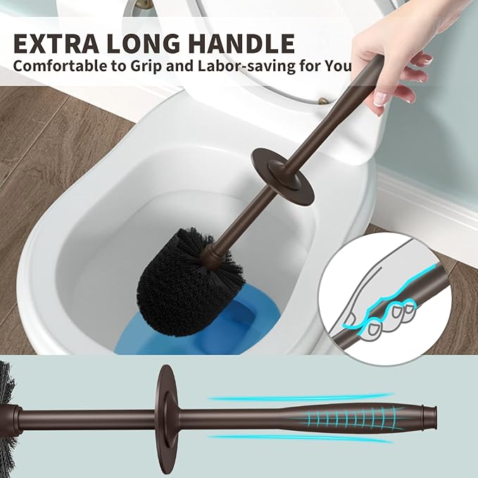 UPTRONIC Toilet Brush, Toilet Bowl Brush - Image 4