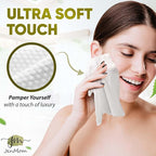 Disposable Face Towels – 50 XL 10” x 12” Biodegradable Dry Wipes - Image 2