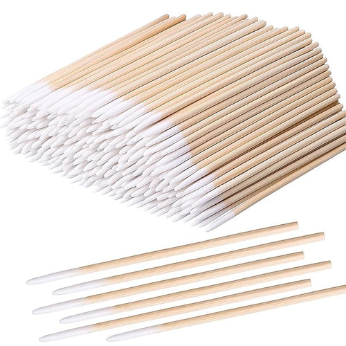 1200PCS Precision Pointed Tips Cotton Swab, 4 inch Microblading Cotton Swabs by Rouceyxin