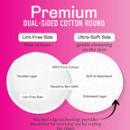 Swisspers Premium Cotton Rounds, Dual Sided Pads - Image 5