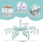 Foldable Drying Rack with 24 Clips - Image 2