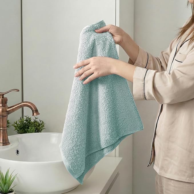 REDKISS 2-Pack Luxury Hand Towels, 16x32 Inch 450 GSM 100% Cotton, Super Soft - Image 7