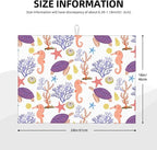 Purple Beach Sea Turtle Dish Drying Mat 18x24 - Image 2