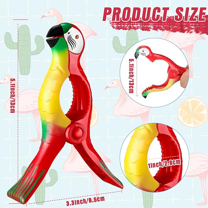 4 Pieces Beach Towel Clip Jumbo Size Chair Clips Towel Holder Clothes Pegs - Image 3