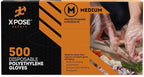 Xpose Safety Clear Disposable Poly Gloves - Image 2